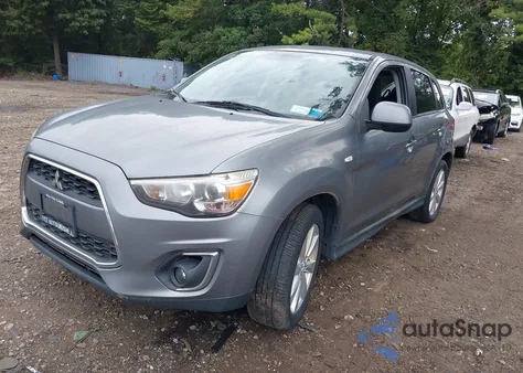 2014 Mitsubishi Outlander Sport Se from USA, damaged, VIN 4A4AR4AU1EE024300